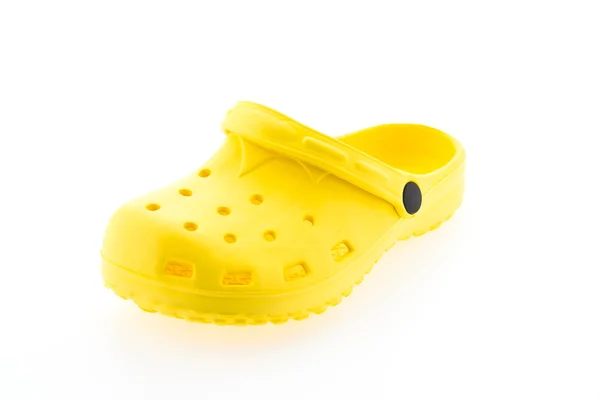 Sandálias amarelas — Fotografia de Stock