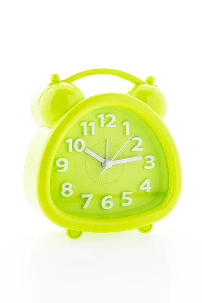 Green alarm clock — Stock Photo, Image