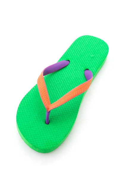 Yeşil flip flop — Stok fotoğraf