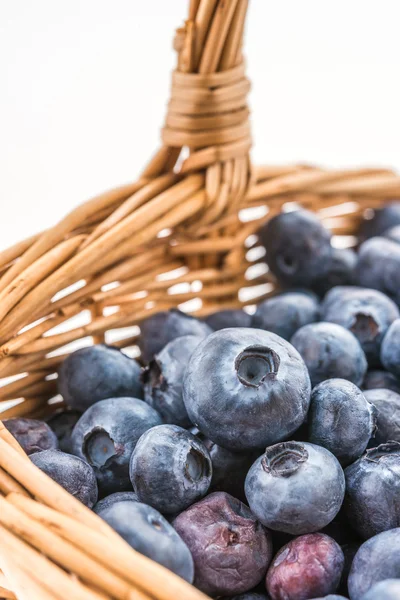 Blueberry basket — Stock Photo, Image