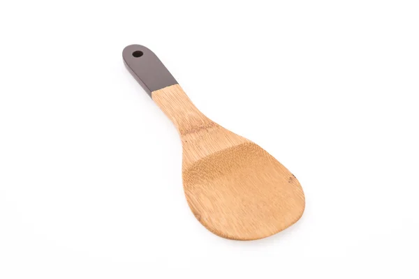 Rice wood spoon — Stock Photo, Image