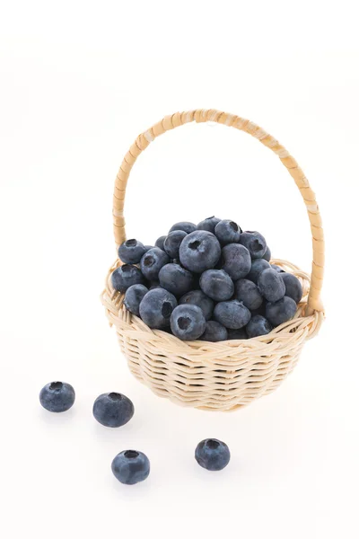 Blueberry basket — Stock Photo, Image