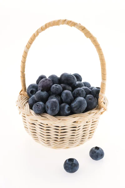 Blueberry basket — Stock Photo, Image