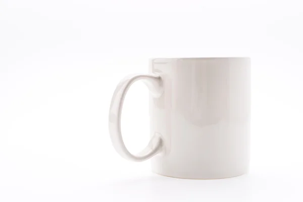 Weiße Kaffeetasse — Stockfoto