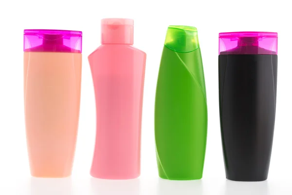 Shampoo bottles — Stock Photo, Image