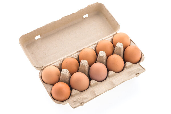 Eggs in box