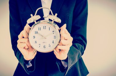 Bussinessman elinde saat