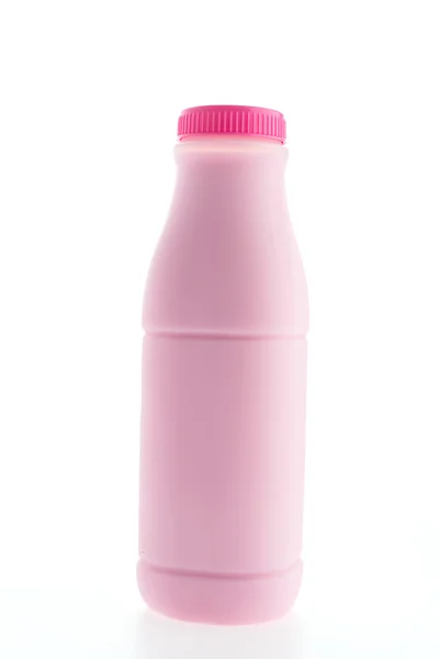 Клубничное молоко — стоковое фото