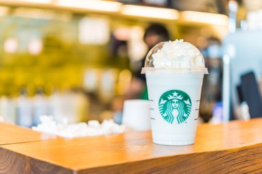 Frappuccino vanilya harmanlanmıştır içecek