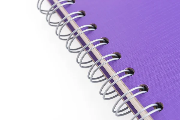 Libro de notas púrpura — Foto de Stock