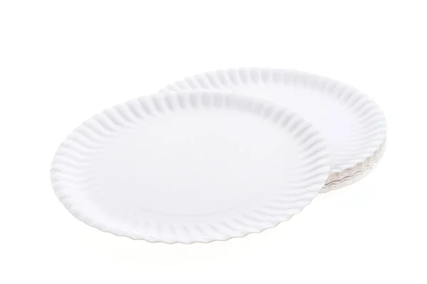 Бумажная тарелка — стоковое фото