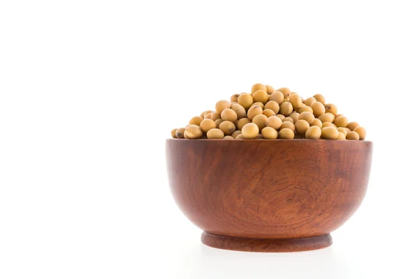 Soy beans bowl — Stock Photo, Image