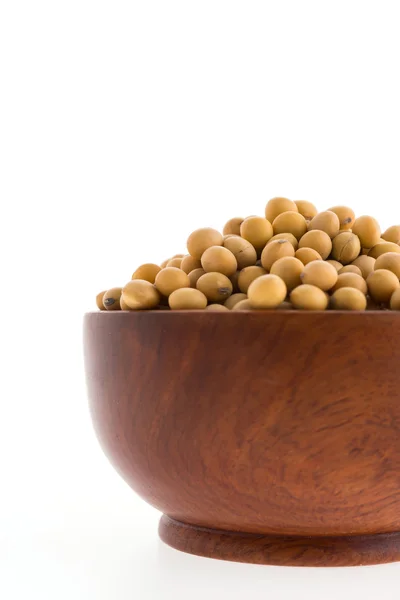 Soy beans bowl — Stock Photo, Image