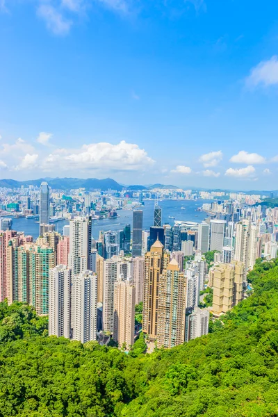 Victoria Harbour a Hong Kong — Foto Stock