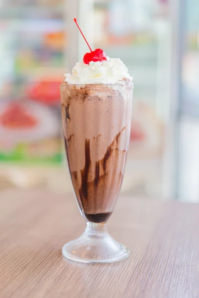 Chocolade milkshake — Stockfoto