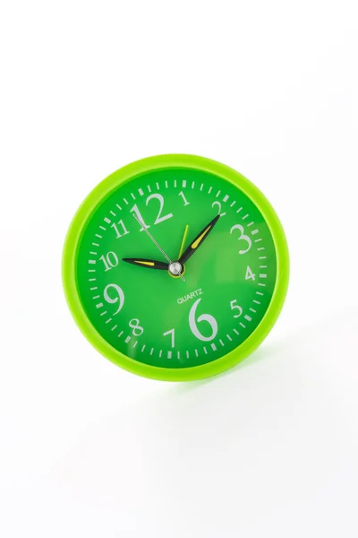 Grüne Uhr — Stockfoto