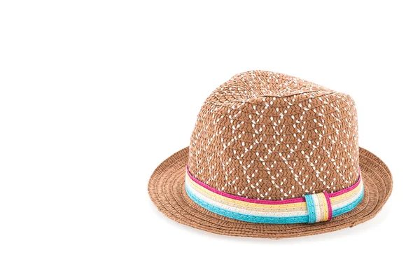 Sombrero de paja marrón — Foto de Stock