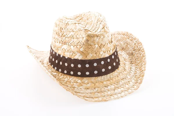 Verão praia chapéu de palha — Fotografia de Stock