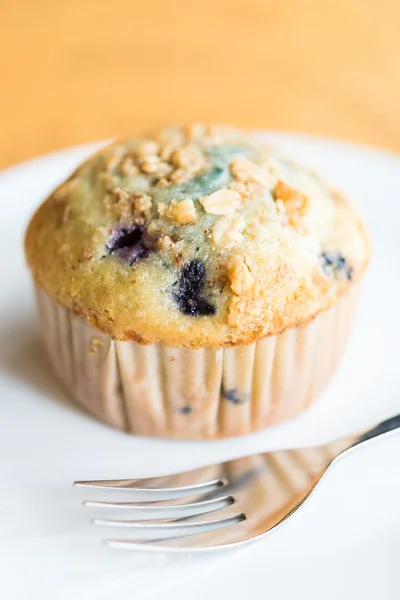 Borůvkový muffin — Stock fotografie