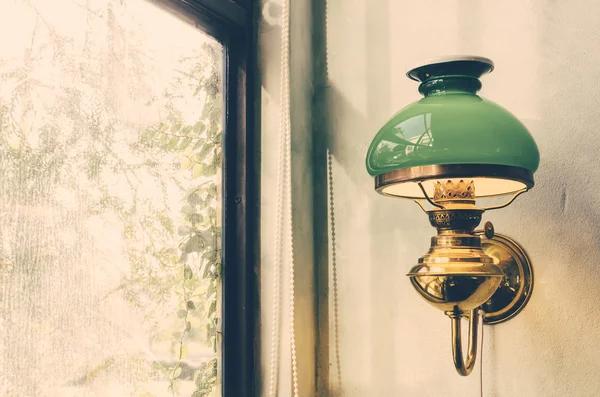 Green retro Lamp — Stock Photo, Image