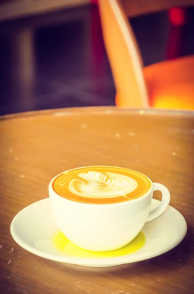 Hot latte — Stock Photo, Image