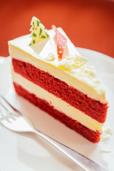 レッドベルベットケーキ — ストック写真