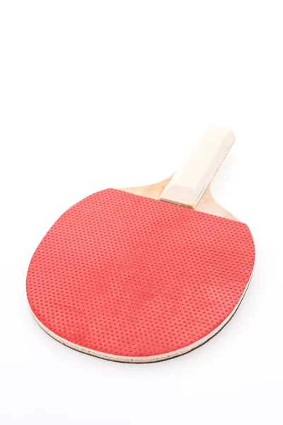 Schläger-Ping-Pong isoliert auf weißem Hintergrund — Stockfoto