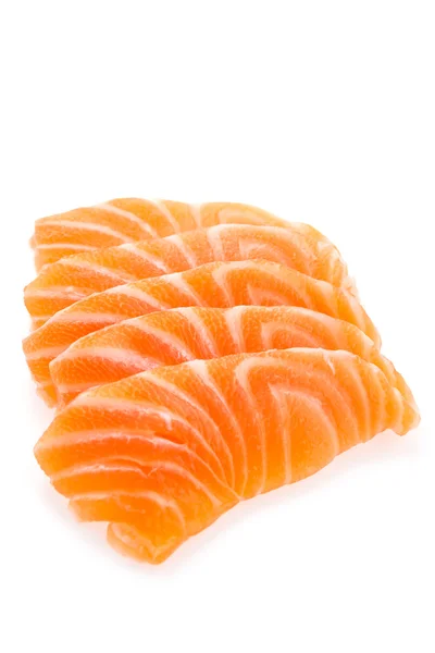 Salmon meat sashimi — Stock Photo, Image