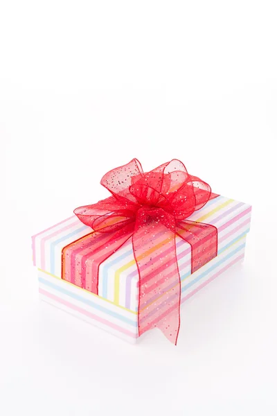 Gift box isolated on white background — Stock Photo, Image