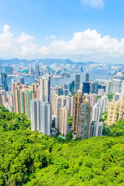 Victoria Harbour v Hong Kongu — Stock fotografie