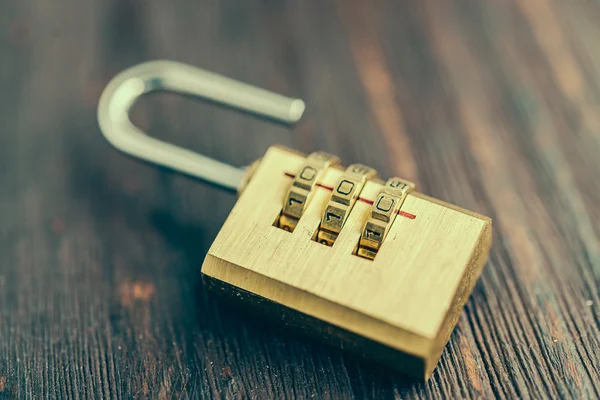 Close up pad lock — Stock Photo, Image