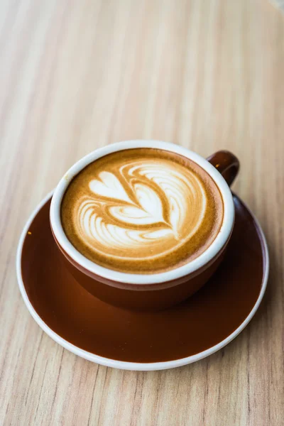 Latte kahve. — Stok fotoğraf