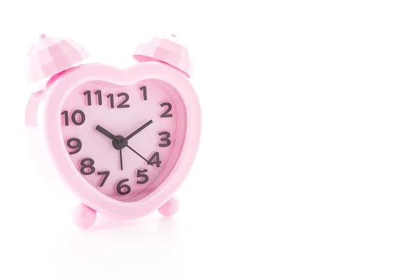 Pink alarm clock — Stock Photo, Image