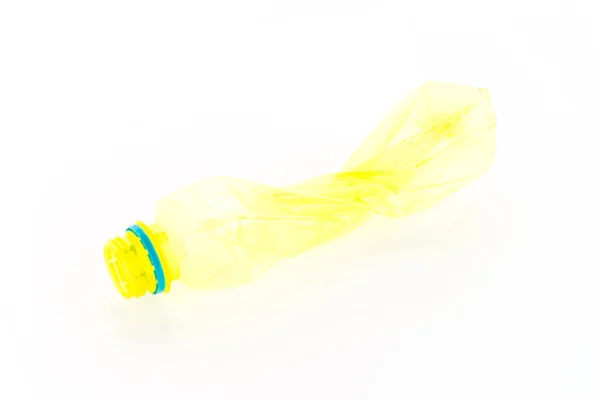 Frasco de plástico amarillo —  Fotos de Stock