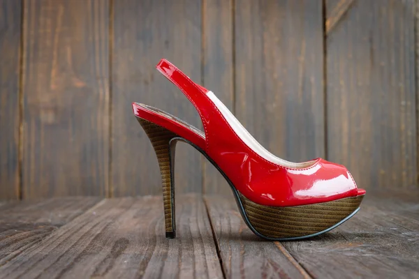 Red high heel — Stock Photo, Image