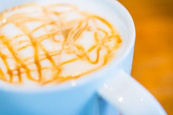 Karamell kaffe — Stockfoto