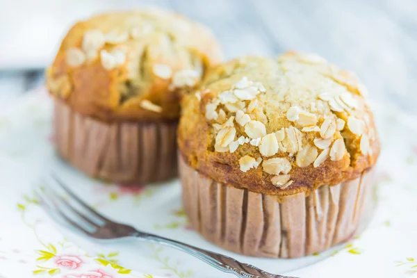 Banaan muffin — Stockfoto