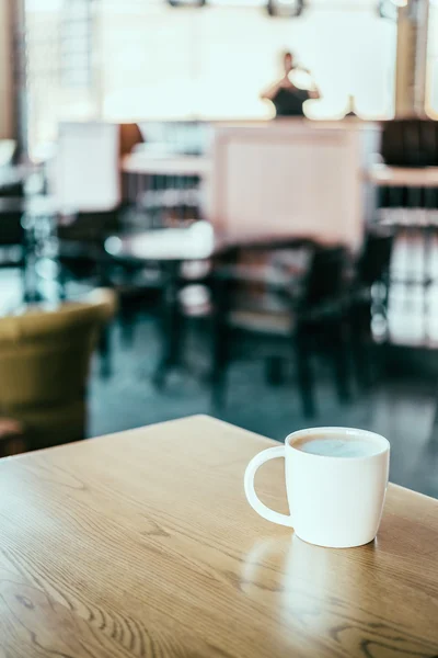 Καφετιέρα στην καφετέρια — Φωτογραφία Αρχείου