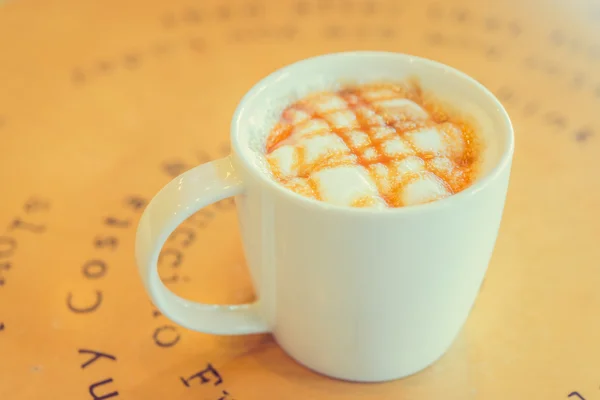 Caramel coffee — Stock Photo, Image