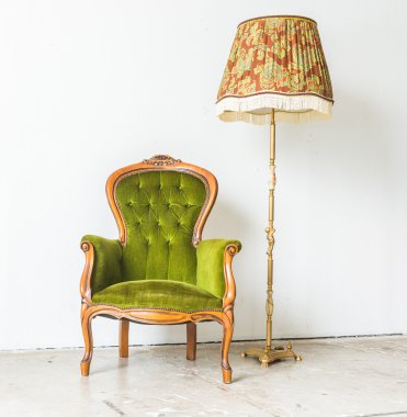 Yeşil Vintage kanepe