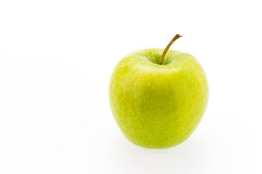 Elma beyaz üzerine izole