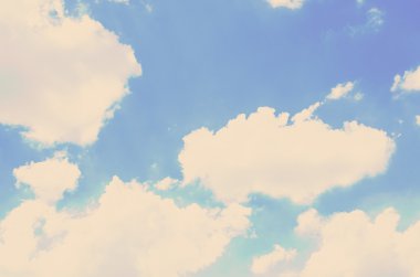 Mavi bulutlar gökyüzü