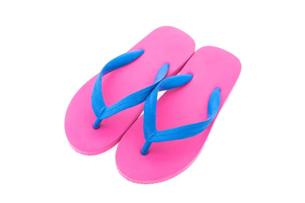 Flip flop isolado no fundo branco — Fotografia de Stock