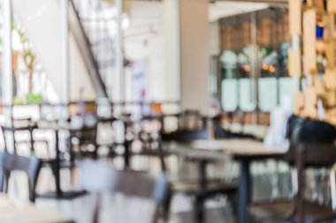 Restoran arka plan çekimde bulanıklık