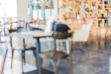 Restoran arka plan çekimde bulanıklık