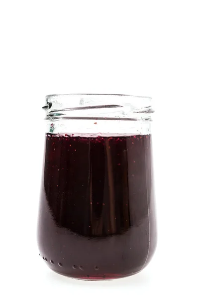 Jam jar izolované na bílém pozadí — Stock fotografie