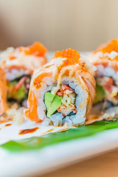 Roll sushi łososia — Zdjęcie stockowe