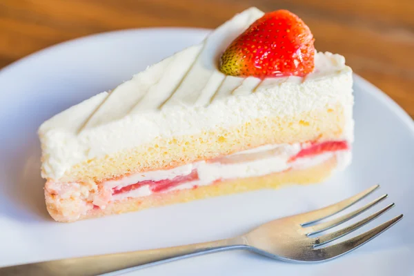 Torte alla crema di fragole — Foto Stock