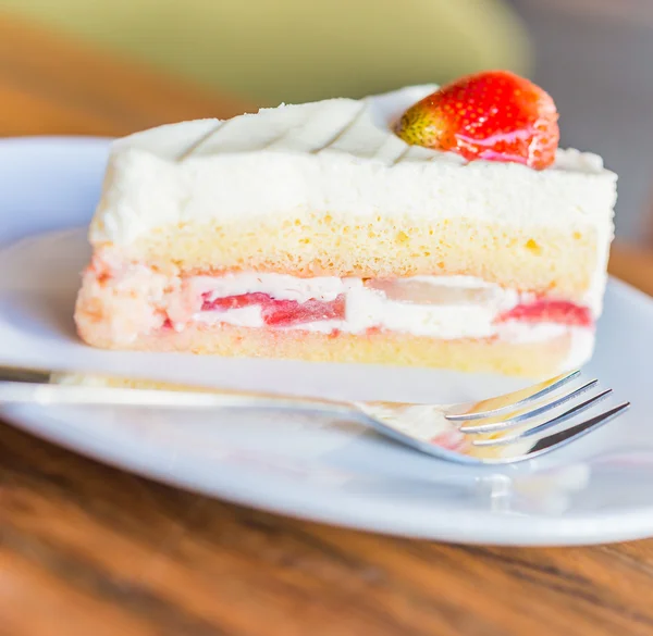 Torte alla crema di fragole — Foto Stock