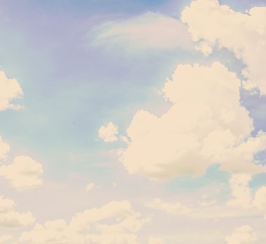 Mavi bulutlar gökyüzü